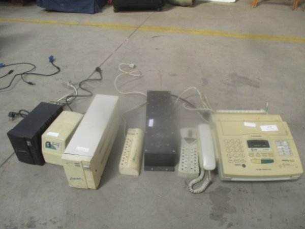 Fax, filtro de linha, nobreak