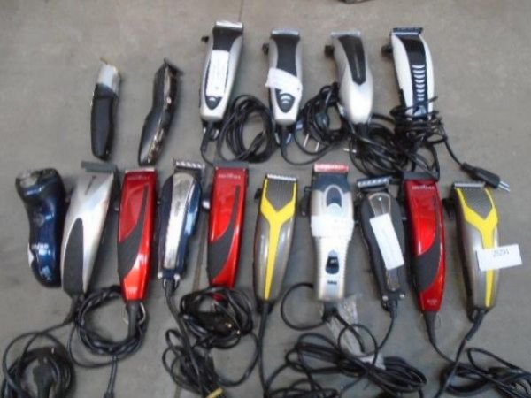 Aprox. 16 Máquinas de cortar cabelo