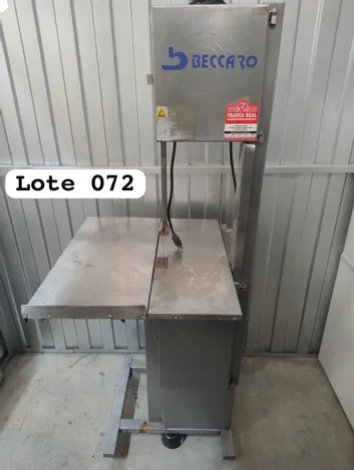 SERRA DE FITAS INDUSTRIAL PARA OSSOS MARCA BECCARO 220V