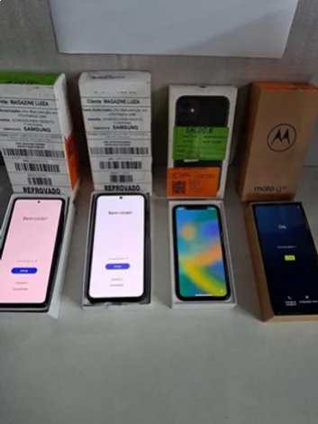 IPHONE 11 E SMARTPHONES (APROX. 35 ITENS) 